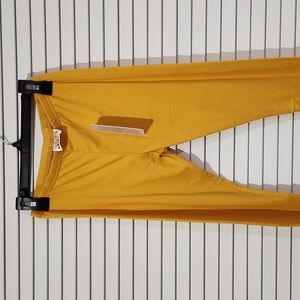 Dot Dot Smile Mustard Leggings